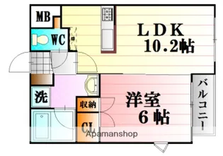 ルミエールA館【2階】の間取り