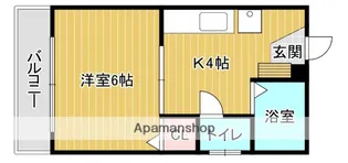 コーポ間【3階】の間取り