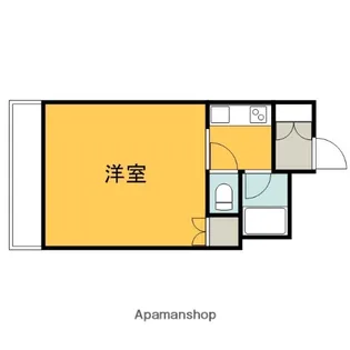 パティオス新町【4階】の間取り