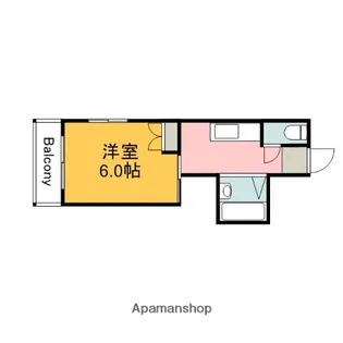 広島県広島市中区東千田町2丁目【マンション】の間取り