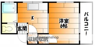 実森ビル【201号室】の間取り