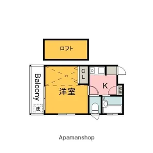 シティーハイツ古江東町【304号室】の間取り