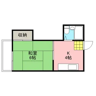 西平塚ビル【502号室号室】の間取り