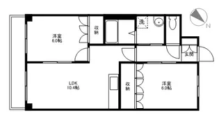 COURTSHORE【3階】の間取り