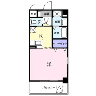 カルフ-ル緑井【2階】の間取り