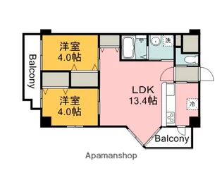 LION銀山町【12階】の間取り