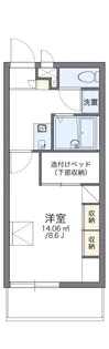 レオパレスFRIENDSⅡ【105号室】の間取り