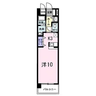 プラシードレジデンス【2階】の間取り