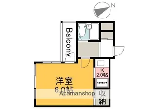 1Rの間取り画像