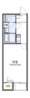 レオネクスト尾長東【104号室】の間取り