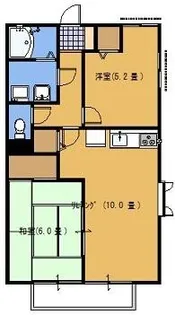 フォセ西原【101号室号室】の間取り