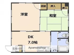 立山ビル【204号室】の間取り