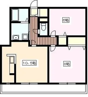 サンビレッジ府中 A【304号室号室】の間取り