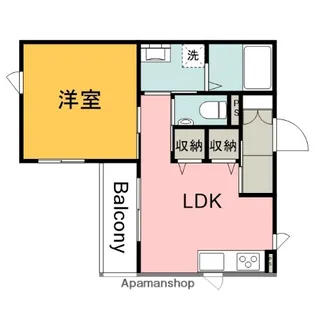 ジョイア白島【1階】の間取り