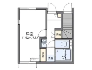 レオネクストTENJIN【1階】の間取り