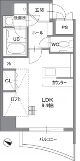 広島県広島市南区金屋町【マンション】の間取り