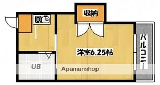 てるおかビル【4階】の間取り