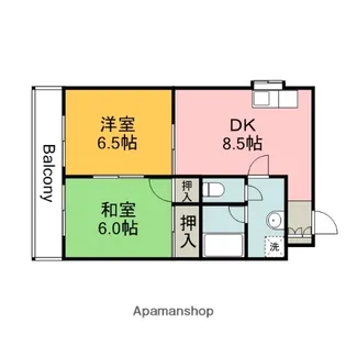 コーポ寺岡【3階】の間取り