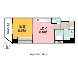 八丁堀IBLD【7階】の間取り