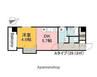 MBSBuilding南竹屋【3階】の間取り