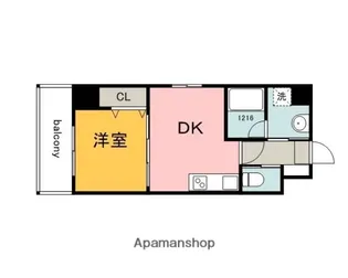 welsh.Sビル5【4階】の間取り