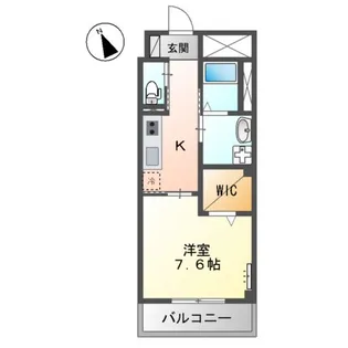 ルリアンソール【1階】の間取り
