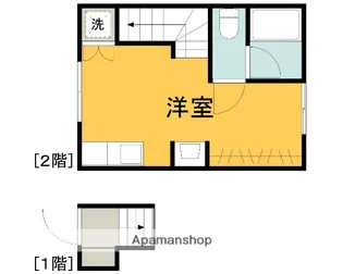 ポルトボヌール府中弐番館【2階】の間取り