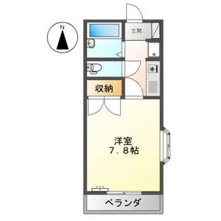 ユースパレス土井【1階】の間取り