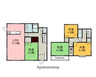 広島県廿日市市永原【一戸建】の間取り