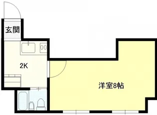 ジョイフル河原町【201号室号室】の間取り