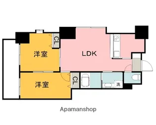 セントヒルズ並木【8階】の間取り