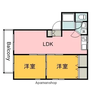セジュール牛田【1階】の間取り