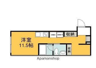 ポルトボヌール府中柳ヶ丘【2階】の間取り