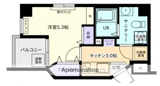 エクセル横川【3階】の間取り