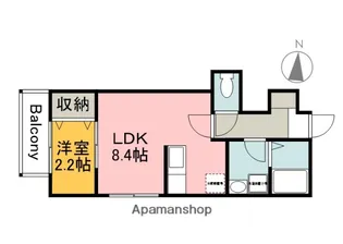 MOVE府中町浜田壱番館【3階】の間取り