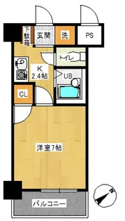 フォルム牛田新町【504号室号室】の間取り