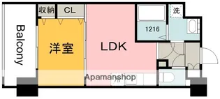KATAYAMABLDG27【402号室】の間取り