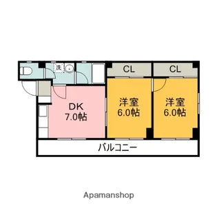 ウェルヒル住吉町【2階】の間取り