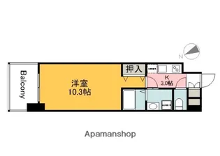 エイトバレー43平和大通り【5階】の間取り