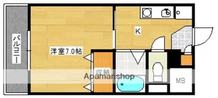 サンコート古江【4階】の間取り