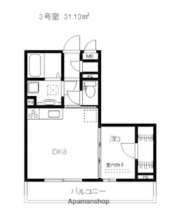 SERIE皆実【2階】の間取り
