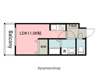 セブンプロート庚午北【3階】の間取り