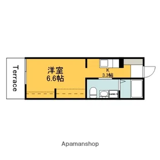 メゾン ド リコリス西霞【1階】の間取り