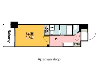 セントポーリア平野町【7階】の間取り