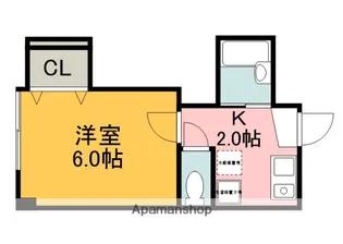 COMFORT AKEBONO(旧丸重ビル)【3階】の間取り