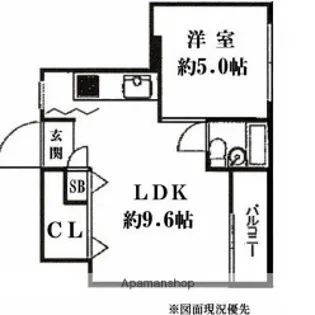 サンシャイン29【6階】の間取り