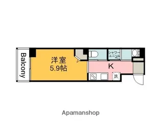 LE DOME府中【5階】の間取り