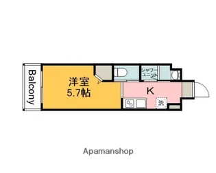 LE DOME府中【4階】の間取り