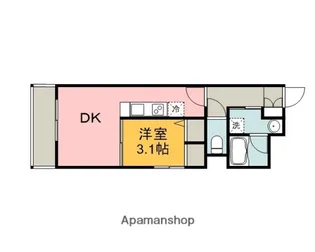 セントヒルズ皆実町【5階】の間取り