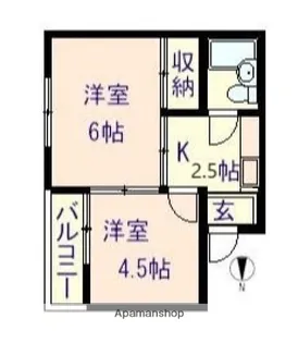 池田ビル【3階】の間取り